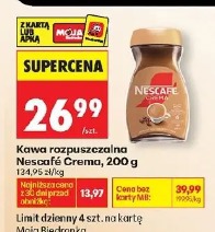 Kawa rozpuszczalna Nescafé Crema