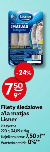 Filety śledziowe a’la matjas Lisner