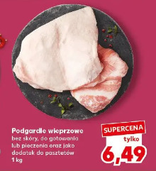 Podgardle wieprzowe bez skóry