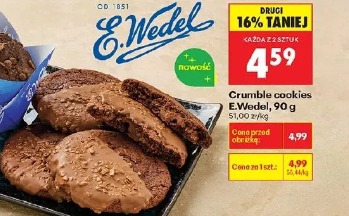 Crumble cookies E.Wedel