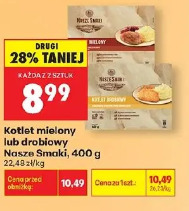 Kotlet mielony lub drobiowy Nasze Smaki