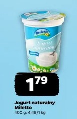 Jogurt naturalny Miletto