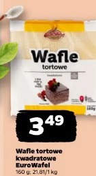 Wafle tortowe kwadratowe EuroWafel