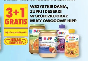 Wszystkie dania, zupki i deserki w słoiczku oraz musy owocowe Hipp