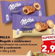 Rogalik z nadzieniem waniliowym lub czekoladowym Milka