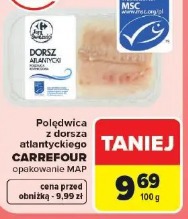 Polędwica z dorsza atlantyckiego Carrefour