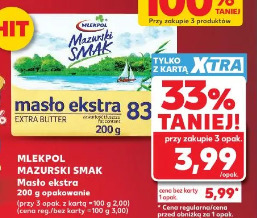 Mlekpol Mazurski smak Masło ekstra