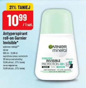 Antyperspirant roll-on Garnier Invisible