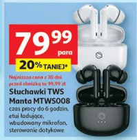 Słuchawki TWS Manta MTWS008