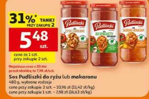 Sos Pudliszki do ryżu lub makaronu