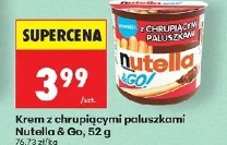 Krem z chrupiącymi paluszkami Nutella & Go