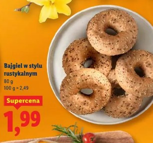 Bagiel w stylu rustykalnym