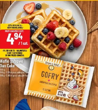 Wafle gofrowe Dan Cake