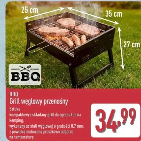 BBQ Grill węglowy przenośny