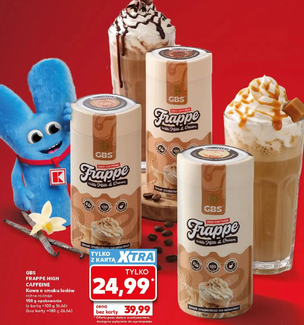 GBS Frappe High Caffeine kawa o smaku lodów