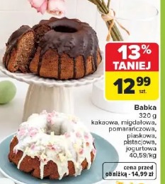 Babka kakaowa, migdałowa, pomarańczowa, piaskowa, pistacjowa, jogurtowa