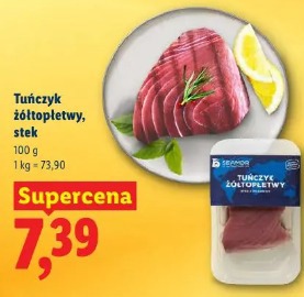 Tuńczyk żółtopłetwy, stek