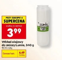Wkład olejowy do zniczy Lumia