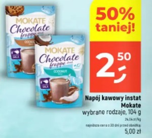 Napój kawowy instant Mokate wybrane rodzaje