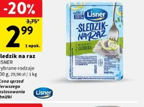 Śledzik na raz Lisner