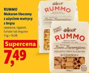 Rummo Makaron tłoczony z użyciem matrycy z brązu
