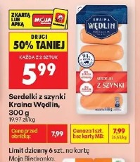 Serdelki z szynki Kraina Wędlin