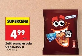 Candi żelki o smaku cola