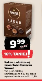 Kakao o obniżonej zawartości tłuszczu Wawel