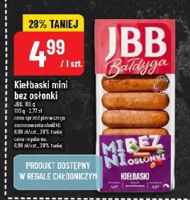 Kiełbaski mini bez osłonki JBB Bałdyga