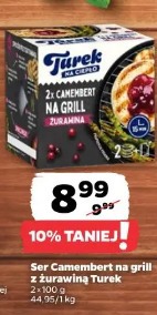 Ser Camembert na grill z żurawiną Turek