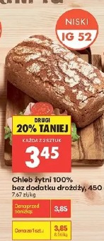 Chleb żytni 100% bez dodatku drożdży