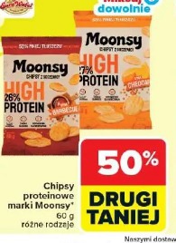Chipsy proteinowe marki Moonsy