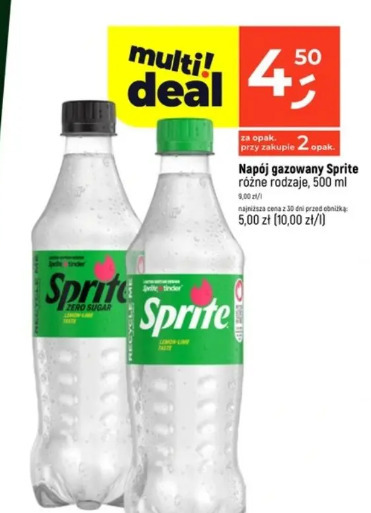 Napój gazowany Sprite różne rodzaje