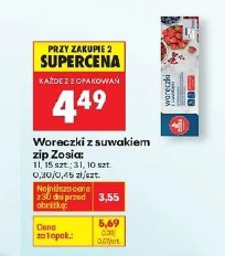 Woreczki z suwakiem zip Zosia