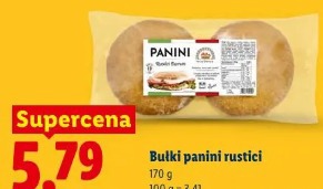 Bułki panini rustici