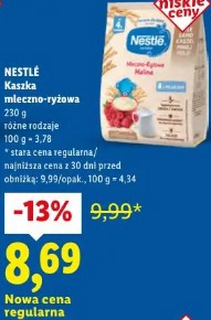 Nestlé Kaszka mleczno-ryżowa