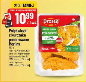 Polędwiczki z kurczaka panierowane Morliny