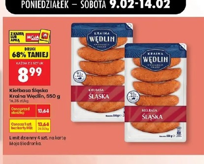 Kiełbasa Śląska Kraina Wędlin