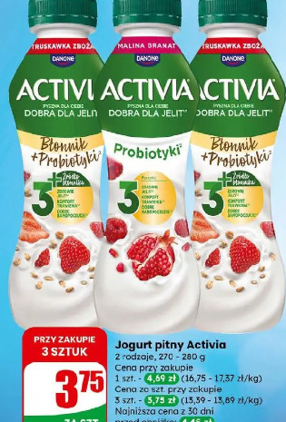 Jogurt pitny Activia