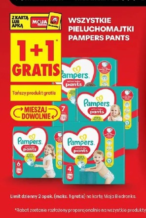 Wszystkie pieluchomajtki Pampers Pants
