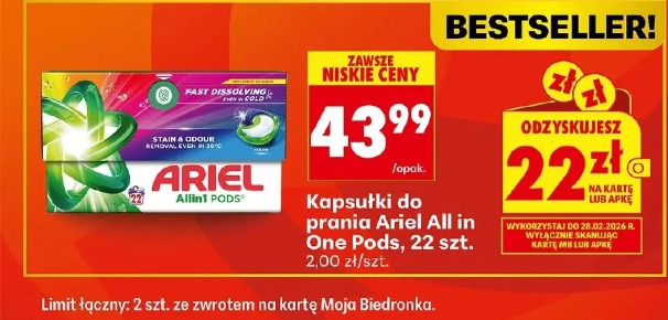 Kapsułki do prania Ariel All in One Pods