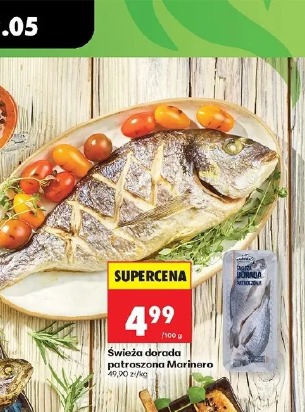 Świeża dorada patroszona Marinero