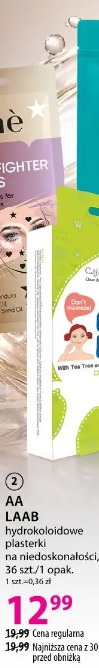 AA Laab hydrokoloidowe plasterki na niedoskonałości