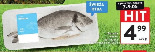 Dorada Mirko świeża ryba patroszona