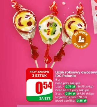 Lizak roksowy owocowy IDC Polonia