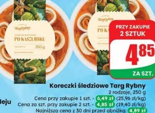 Koreczki śledziowe Targ Rybny