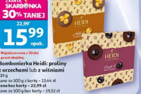 Bombonierka Heidi: praliny z orzechami lub z wiśniami