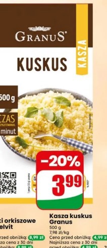 Kasza kuskus Granus
