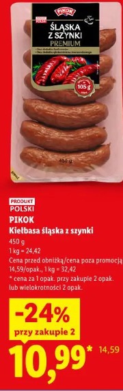 Pikok Kiełbasa śląska z szynki