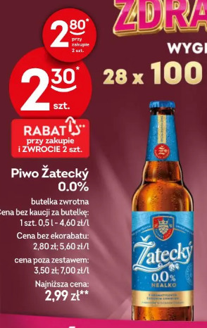 Piwo Żatecký 0.0%